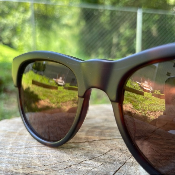 Sama Marlowe matte tortoise sunglasses made in Japan with case main image 7